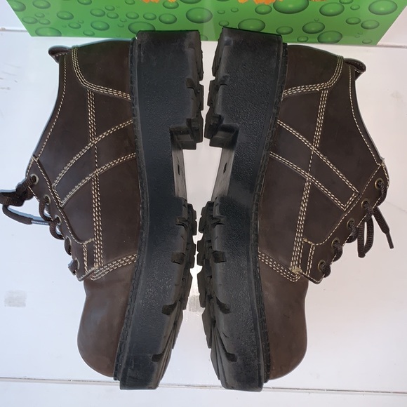 Vintage 90’s Mudd Chunky Platform Donnie Brown Oxford Style Shoes Deadstock Y2K - Picture 11 of 17